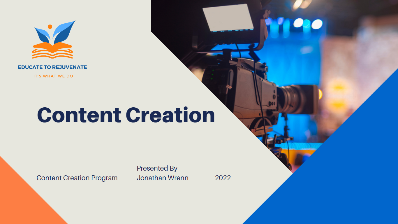 Content Creation Program Slideshow